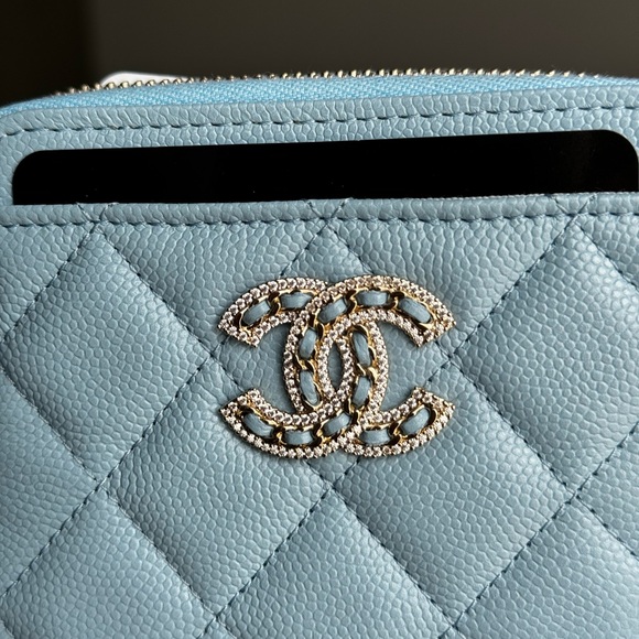 Chanel Zipped Square Card Holder - Picture 5 of 5